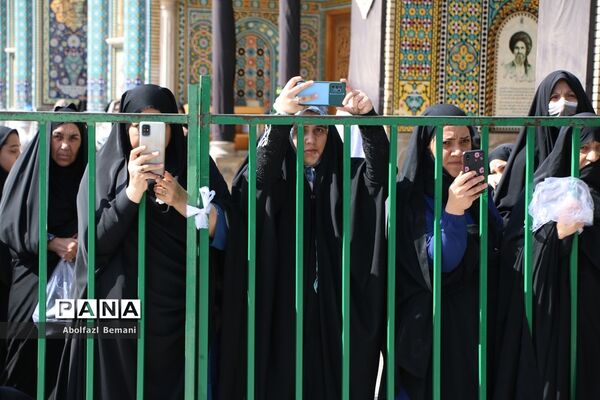 دسته عزاداری خادمان حرم خواهر در سوگ شهادت برادر