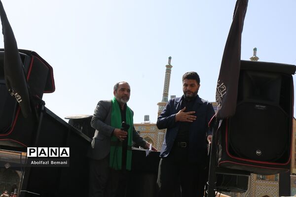 دسته عزاداری خادمان حرم خواهر در سوگ شهادت برادر
