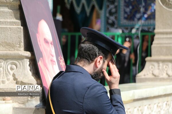 دسته عزاداری خادمان حرم خواهر در سوگ شهادت برادر