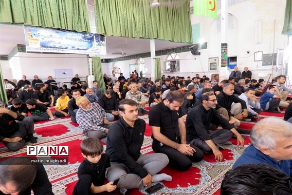 مراسم شهادت امام رضا(ع) در شهر درق توابع شهرستان گرمه