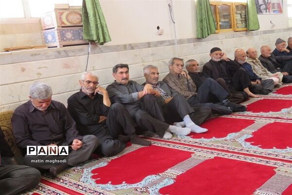 مراسم شهادت امام رضا(ع) در شهر درق توابع شهرستان گرمه