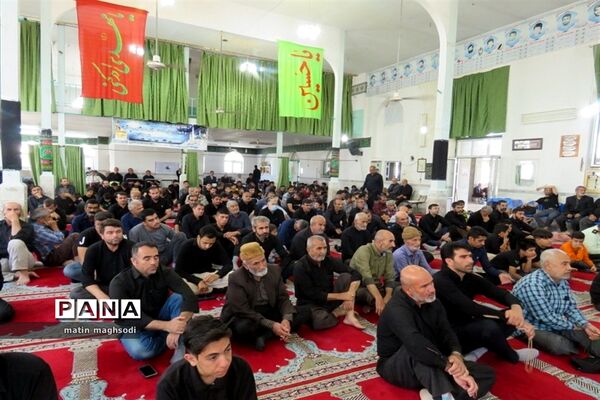 مراسم شهادت امام رضا(ع) در شهر درق توابع شهرستان گرمه