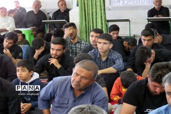 مراسم شهادت امام رضا(ع) در شهر درق توابع شهرستان گرمه