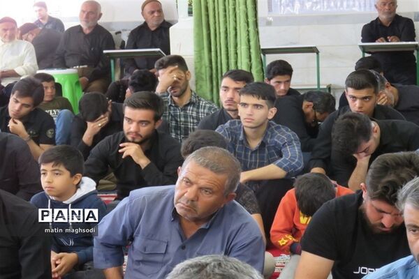 مراسم شهادت امام رضا(ع) در شهر درق توابع شهرستان گرمه