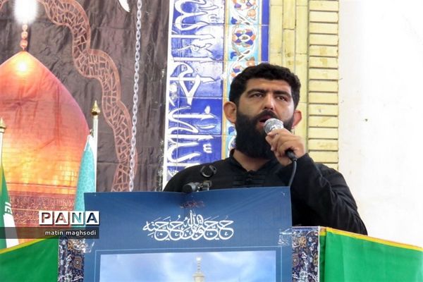 مراسم شهادت امام رضا(ع) در شهر درق توابع شهرستان گرمه