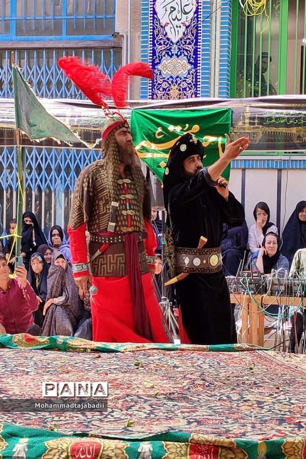 مراسم تعزیه‌خوانی شهادت حضرت علی اکبر(ع) در شهر ریوند