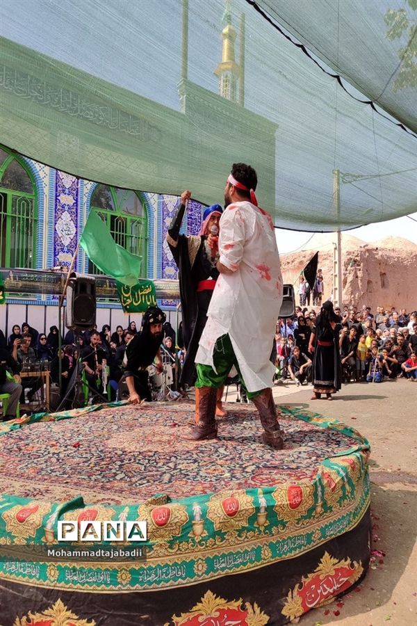 مراسم تعزیه‌خوانی شهادت حضرت علی اکبر(ع) در شهر ریوند