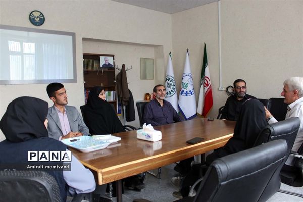 حضور رئیس سازمان بسیج رسانه در خبرگزاری پانا کرمانشاه