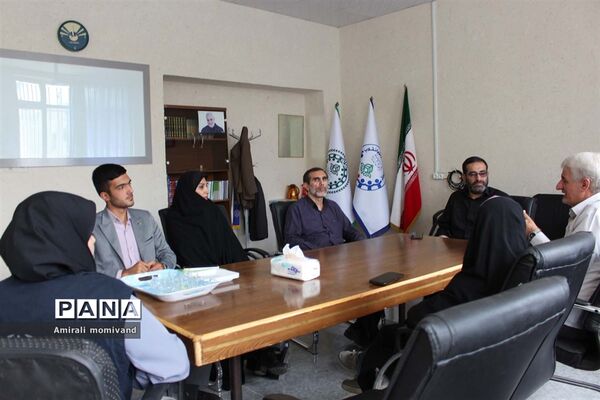 حضور رئیس سازمان بسیج رسانه در خبرگزاری پانا کرمانشاه