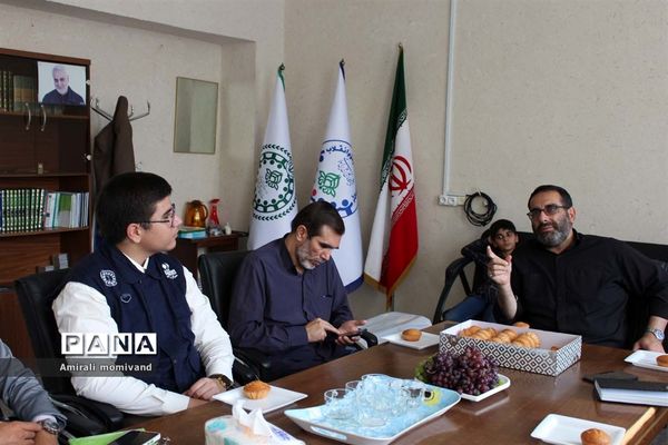 حضور رئیس سازمان بسیج رسانه در خبرگزاری پانا کرمانشاه