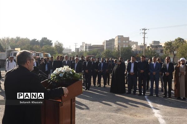آغاز علمیات اجرایی احداث چهارراه شهید محسن کاشانی
