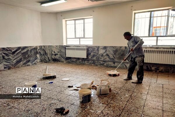 انجام پروژه مهر در مدارس ناحیه ۶ مشهد