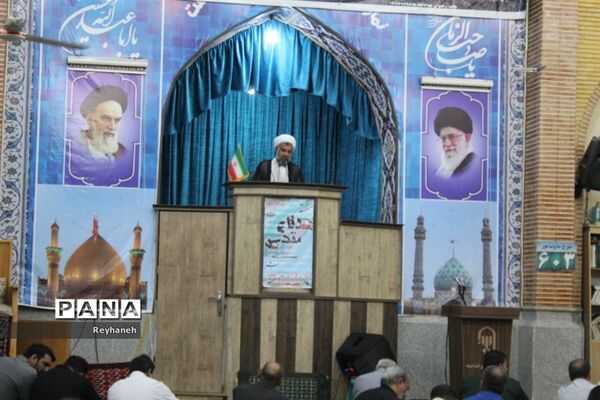 آخرین نماز جمعه شهریور ماه شهر جوادآباد با عطر دفاع مقدس