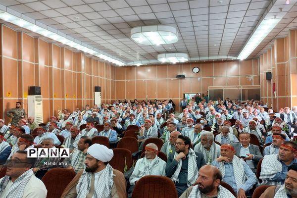 مراسم تجلیل از رزمندگان و خانواده شهدای دفاع مقدس شهرستان بهبهان