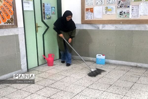 اتمام پروژه مهر در دبیرستان مهشید مصلی‌نژاد ناحیه ۷ مشهد