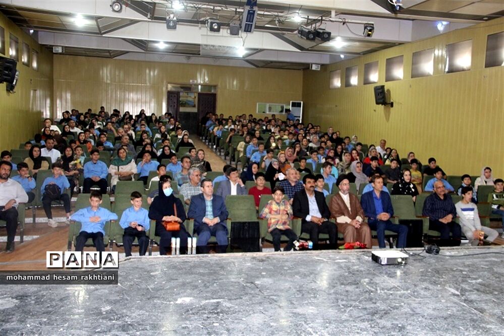 جشن جوانه‌ها ویژه پایه هفتم دبیرستان پسرانه شهید رجایی شهرستان بجنورد