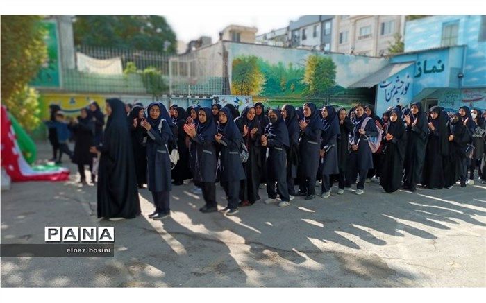 جشن جوانه‌ها در دبیرستان پژمان بختیاری برپا شد/فیلم