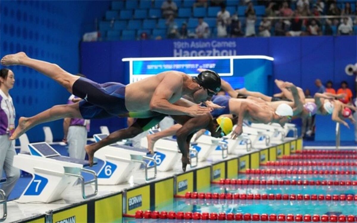 پایان کار شناگران ایران در 50 متر ‌آزاد و ‌کرال پشت