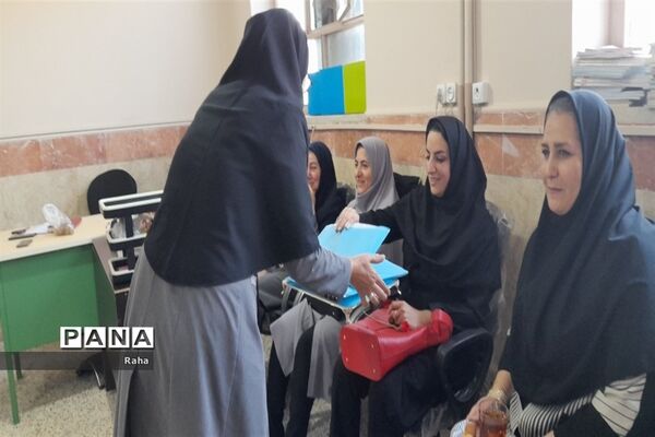 آیین بازگشایی مدارس در آموزشگاه شهید حسینی جوادآباد