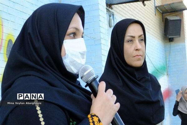 آیین بازگشایی مدارس در آموزشگاه علامه مجلسی شهرستان پیشوا