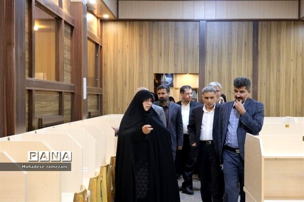 افتتاحیه سالن مطالعه دبیرستان مهشید مصلی نژاد ناحیه ۶ مشهد