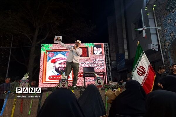 مراسم اولین سالگرد شهادت شهید مدافع امنیت محمد رسول دوست محمدی و یادواره شهدای دفاع مقدس در قتلگاه شهید