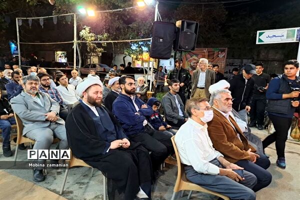 مراسم اولین سالگرد شهادت شهید مدافع امنیت محمد رسول دوست محمدی و یادواره شهدای دفاع مقدس در قتلگاه شهید