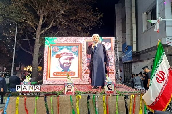 مراسم اولین سالگرد شهادت شهید مدافع امنیت محمد رسول دوست محمدی و یادواره شهدای دفاع مقدس در قتلگاه شهید