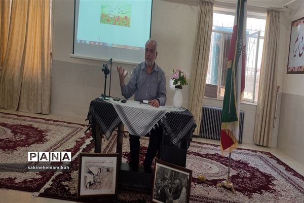 نواخته شدن زنگ «مهر و مقاومت» در دبیرستان امام صادق(ع) ابرکوه