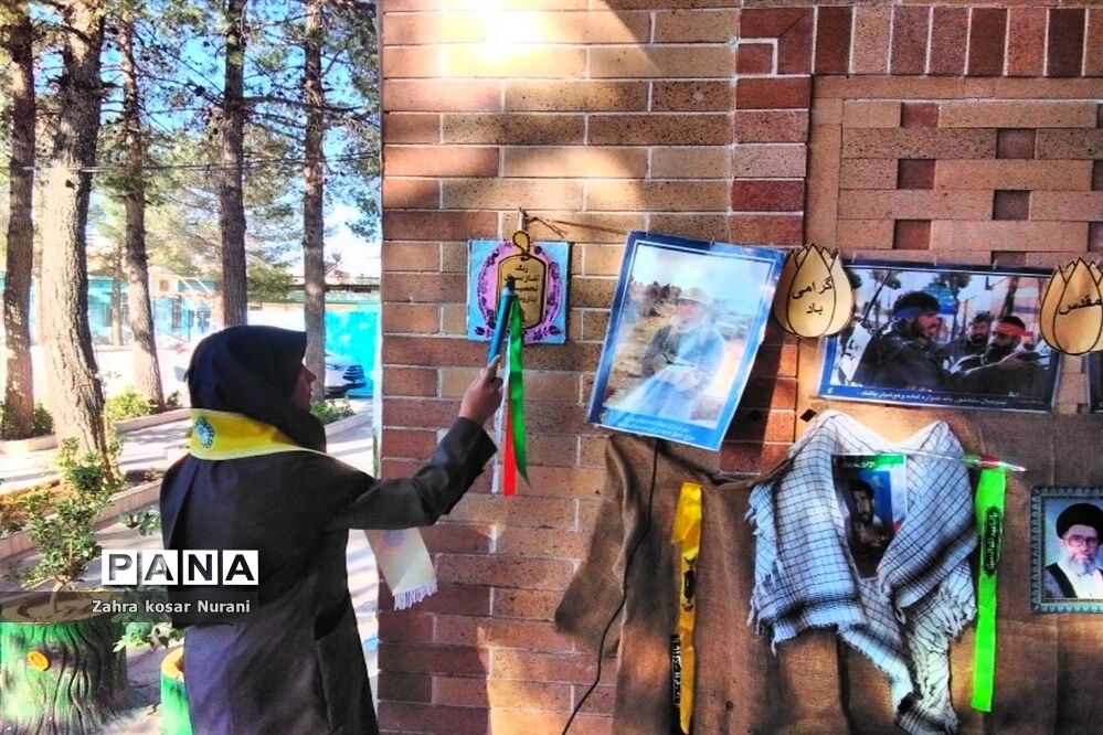 نواخته شدن زنگ آغاز سال تحصیلی و نماز در دبیرستان نمونه اندیشه کاشمر