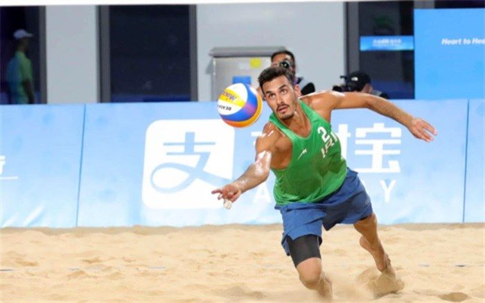 صعود تیم والیبال ساحلی ایران ب به مرحله دوم حذفی