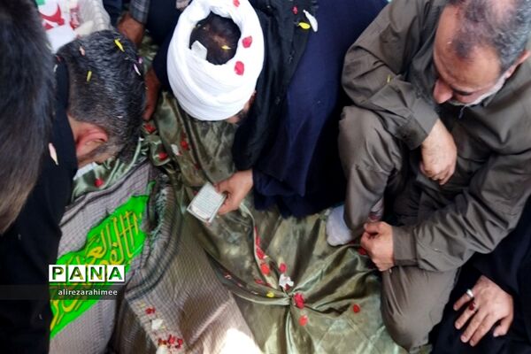 تشیع پیکر مطهر شهید گمنام در شهرستان فیروزکوه