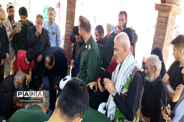 تشیع پیکر مطهر شهید گمنام در شهرستان فیروزکوه