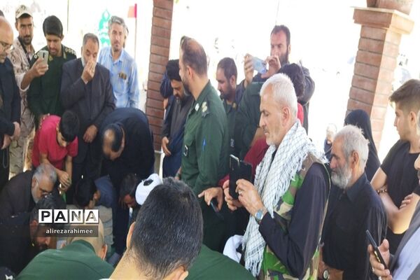 تشیع پیکر مطهر شهید گمنام در شهرستان فیروزکوه