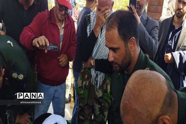 تشیع پیکر مطهر شهید گمنام در شهرستان فیروزکوه