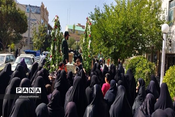 تشیع پیکر مطهر شهید گمنام در شهرستان فیروزکوه