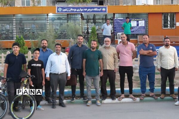 برگزاری همایش دوچرخه‌سواری در قیامدشت