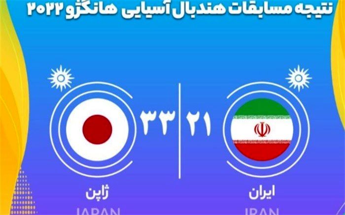 شکست ملی‌پوشان هندبال مقابل ژاپن