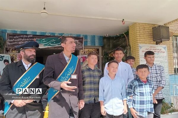 حضورخادمان مسجد مقدس جمکران درآموزشگاه شاهد شهید کاظمی اسلامشهر