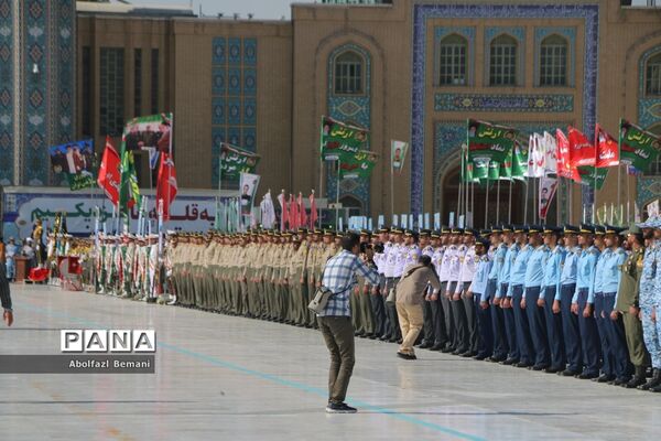 مراسم «عهد سربازی» نیروهای مسلح