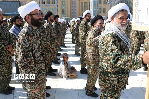 مراسم «عهد سربازی» نیروهای مسلح