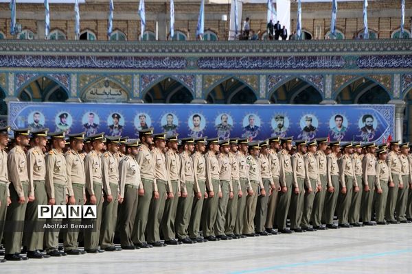مراسم «عهد سربازی» نیروهای مسلح
