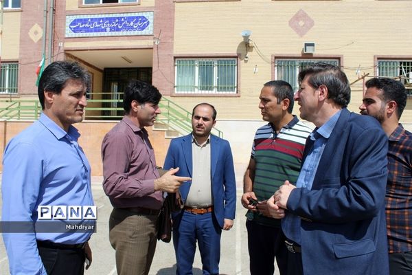 آیین افتتاحیه زمین چمن مصنوعی مدرسه شاه صاحب در شهر جوادآباد