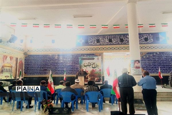 مراسم غبارروبی در گلزار شهدای شهرستان بن