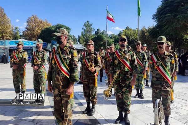 مراسم غبارروبی شهدا در آرامگاه خواجه ربیع