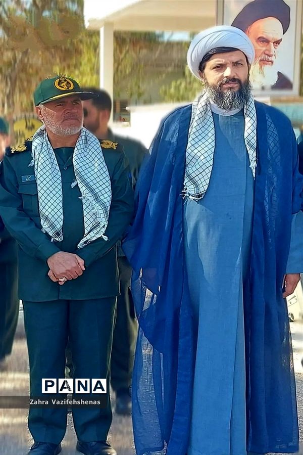 صبحگاه مشترک نیروهای مسلح به‌مناسبت هفته دفاع مقدس شهرستان شیروان