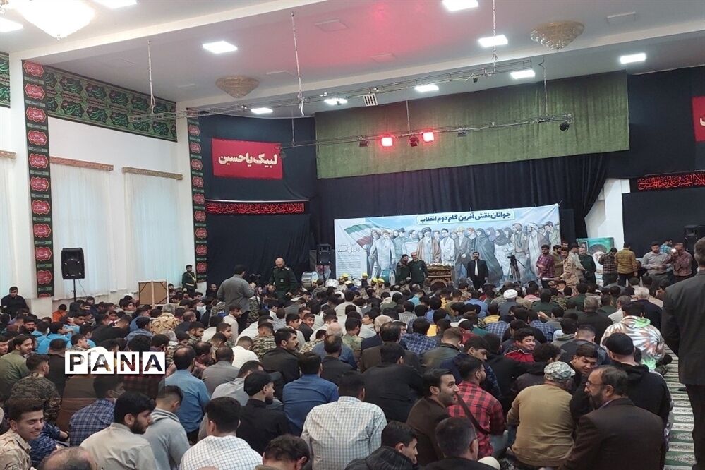 اجتماع بزرگ جوانان گام دوم انقلاب در شهرستان ساری