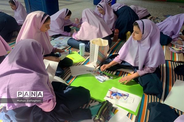 زنگ ایثار و مقاومت در دبستان دخترانه فرهنگ منطقه ۱۳