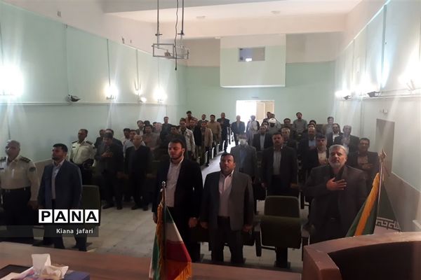 آیین تکریم و معارفه فرماندار شهرستان کوهسرخ