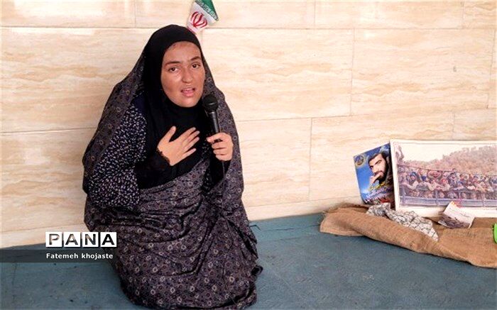 برگزاری نمایش«جامانده» به مناسبت هفته دفاع مقدس در دبیرستان ندای زهرا(س) قرچک/فیلم